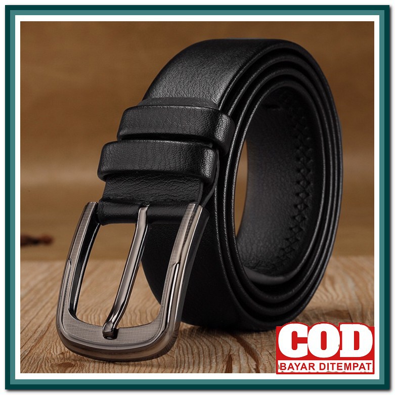 Ikat Pinggang Pria Kulit Men Belt Murah Panjang Sabuk Distro Gesper Ikat Sabuk Kulit Gesper Klasik