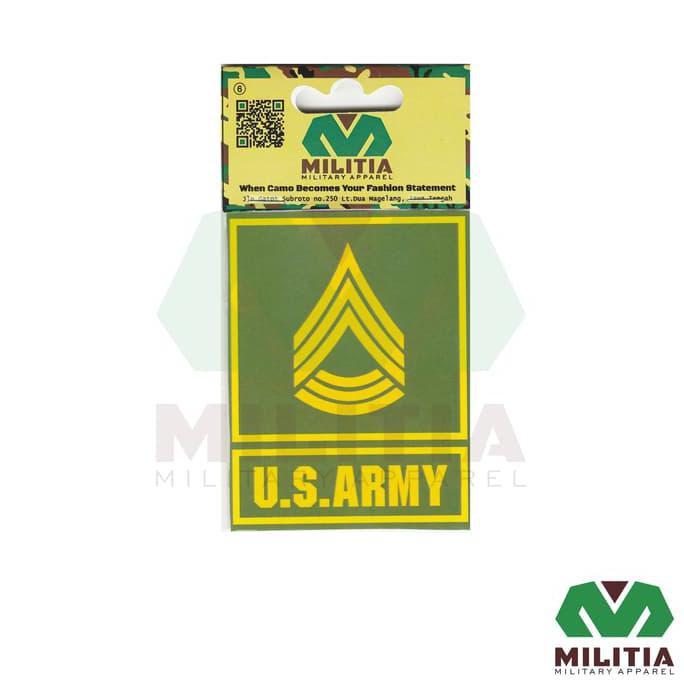 

Stiker Us Army Kotak Hijau Militer