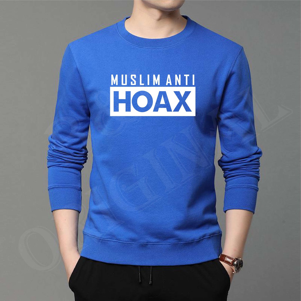 BS/COD/BAJU KAOS PRIA ANTI HOAX M-L-XL DISTRO//GOOD QUALITY