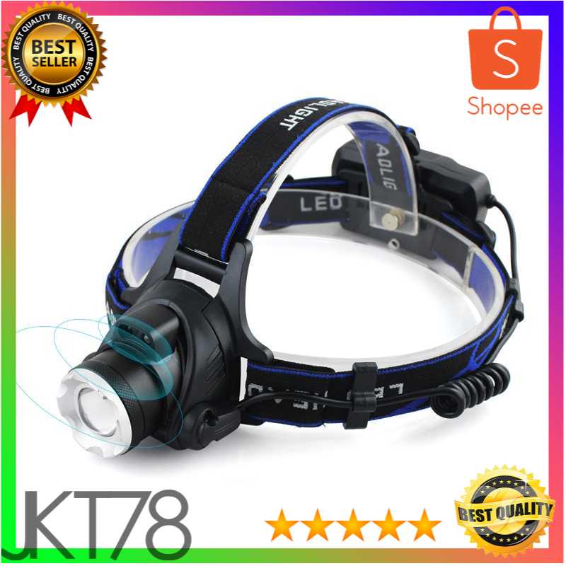 TaffLED Senter Headlamp 1 LED Cree XM-L T6 3000 Lumens - AHT404