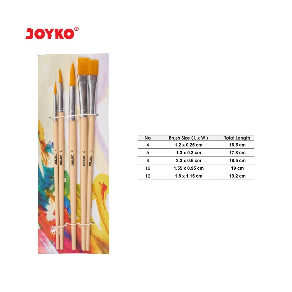 KUAS LUKIS / JOYKO KUAS LUKIS / KUAS LUKIS CAT / KUAS JOYKO - BR08