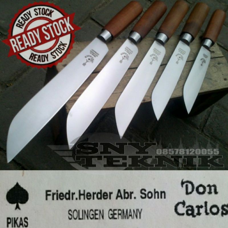 Original Pisau Cap Garpu 4" (inci) Type Brass Asli 100% SOLINGEN Made in Germany