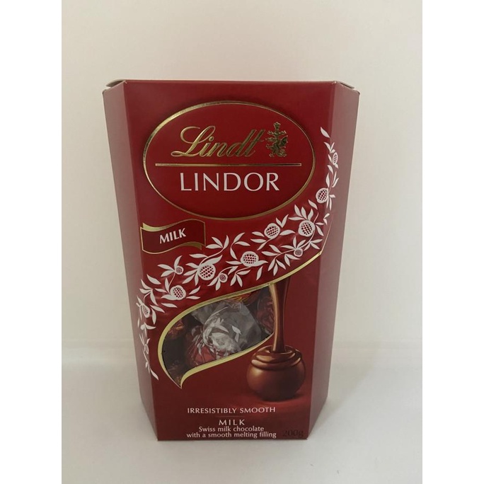 

LINDT LINDOR MILK WITH BEAR 200 GR