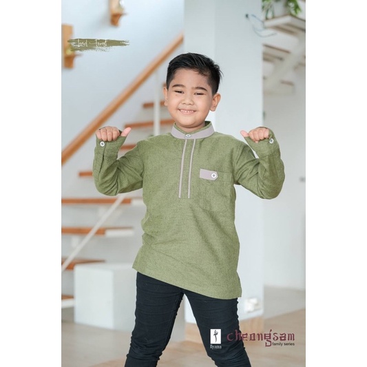 cheongsam koko boy panjang XXL by kyana hijab