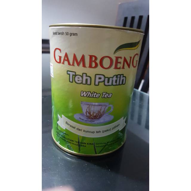 

Teh Putih (White Tea) Gamboeng, teh kesehatan, bisa untuk diet