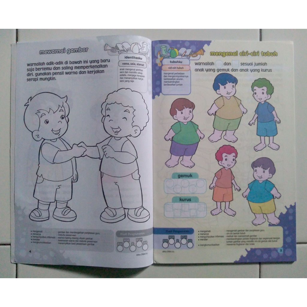 Paket Buku Anak Tk Buku Mewarnai Dan Pengetahuan Shopee Indonesia