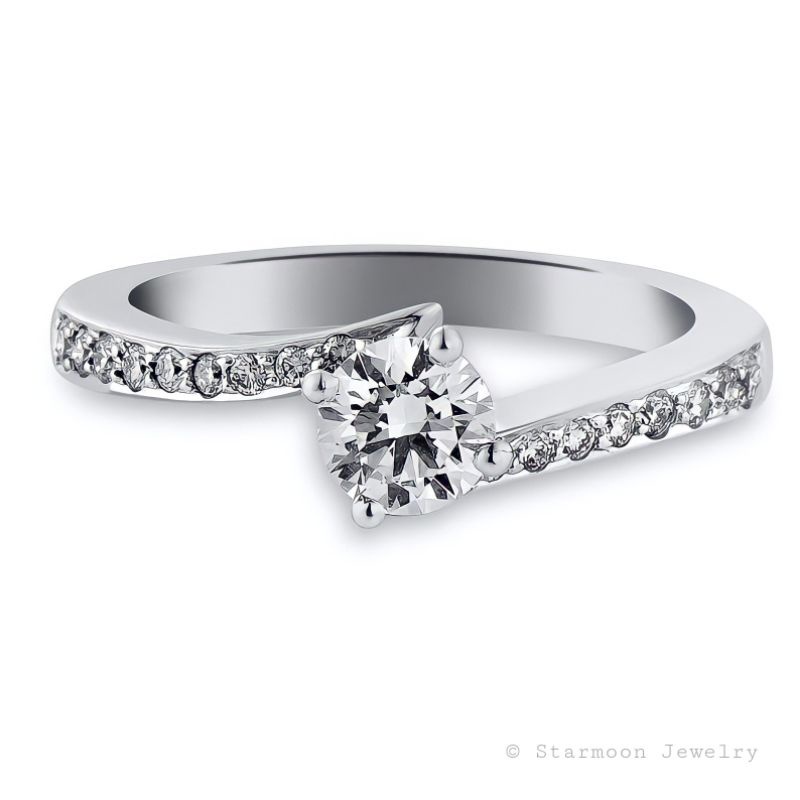 Difah Jewelry - Cincin Solitaire Palladium Original