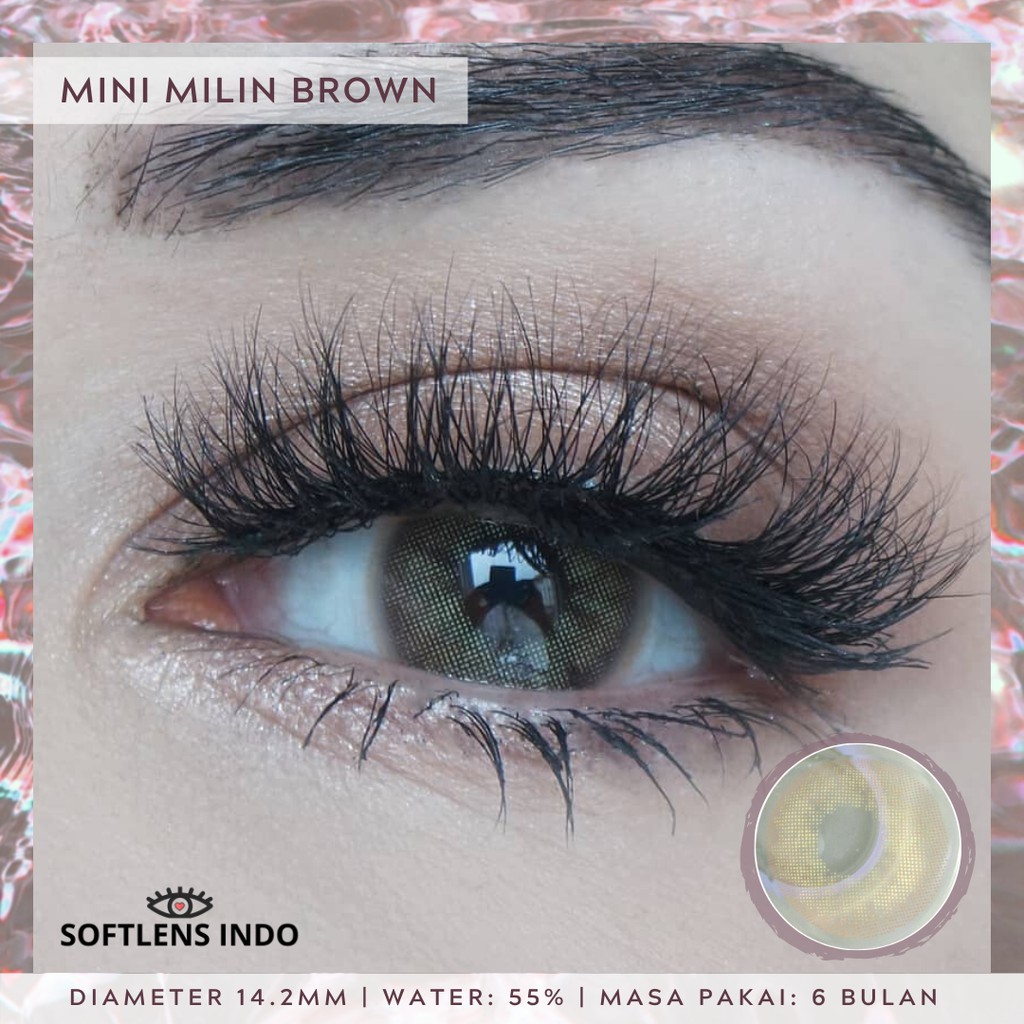 

Softlens kitty kawaii mini milin brown/ coklat