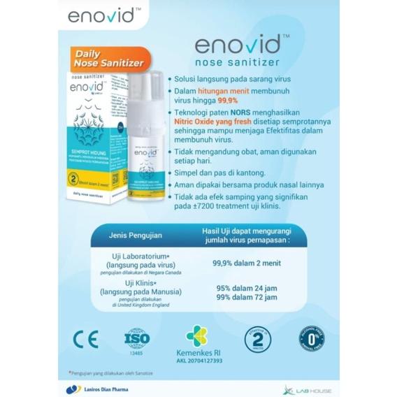 Enovid Nose Sanitizer