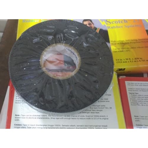

Unik Electrical Tape 3m Scotch 23 Rubber Splicing Tape,isolasi listrik Berkualitas