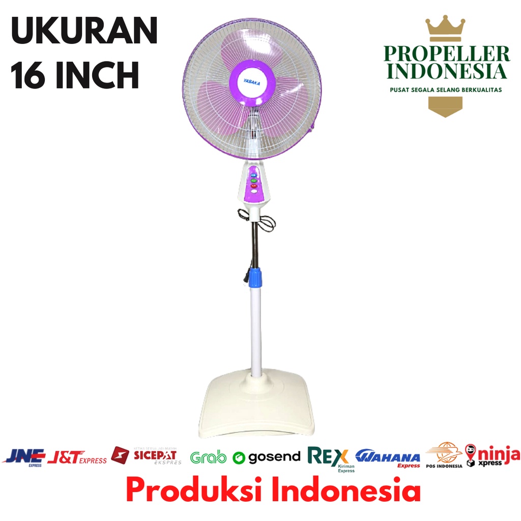 Kipas Angin Berdiri 2 in1 Kipas Angin Portable 16Inch - 1604A StandFan