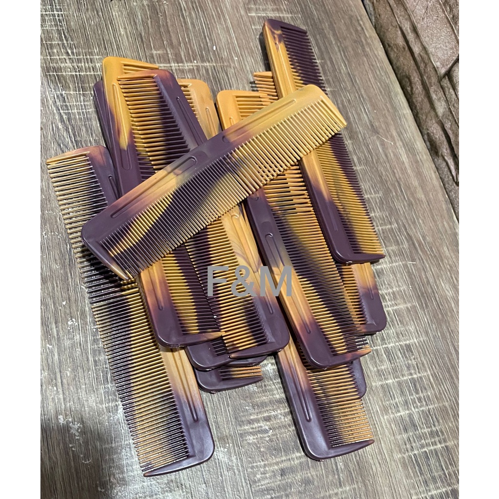 sisir / sisir plastik / sisir motif kayu 1pcs / sisir rambut panjang