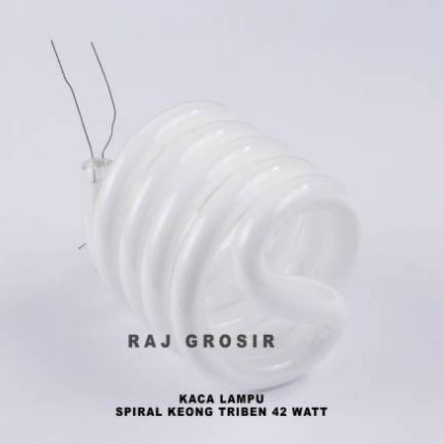 Kaca Lampu Spiral Keong Triben 42 Watt (GRATIS BUBBLE WRAP)