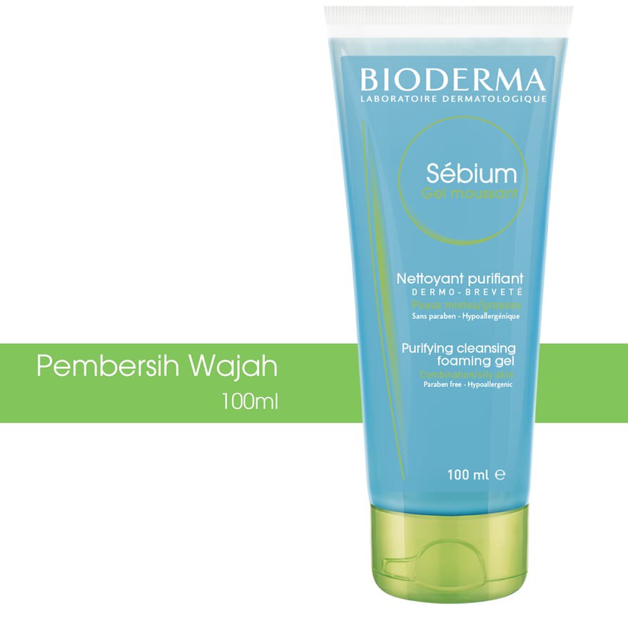 Bioderma Cleansing Gel Moussant(100ml/200ml) ✓ORI ✓BPOM