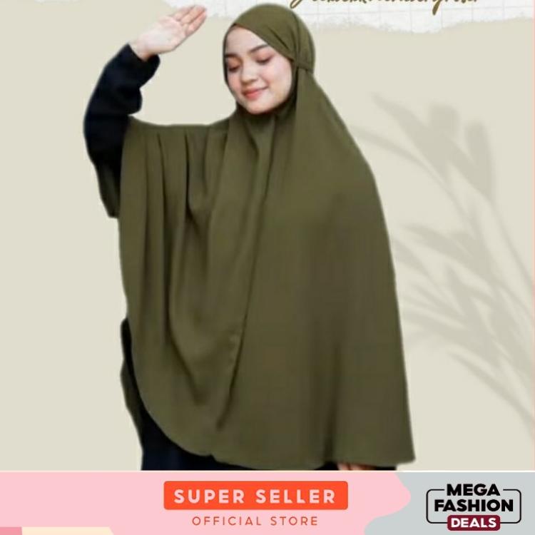 Hijab Bergo Jilbab Kerudung TaliKhimar Hijab Syari Panjang2022 Premium Murah Laila "AUS.26Au22l"