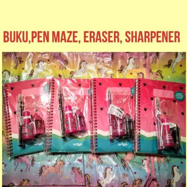 

(TERLARIS) Smiggle ORI ASLI Stationery set