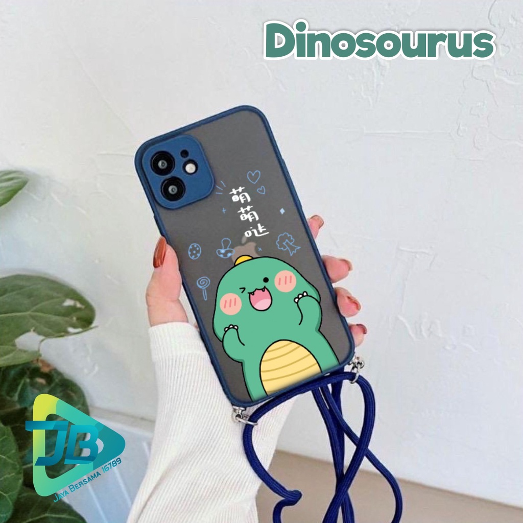 SOFTCASE SLINGCASE DOVE DINOSAURUS OPPO VIVO SAMSUNG XIAOMI REALME IPHONE ALL TYPE JB4925