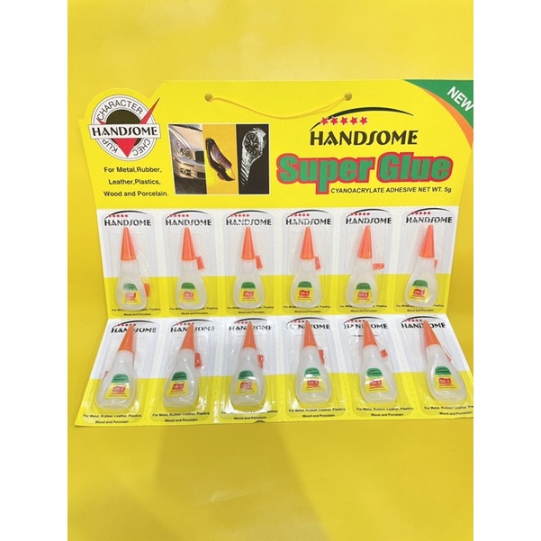 

lem besi / super glue handsome / power glue / lem metal lem kayu lem kulit lem kaca