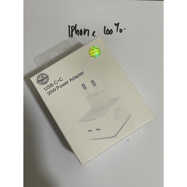 Adaptor PD C + C  MAX 35W Duat Output Super Fast 100%