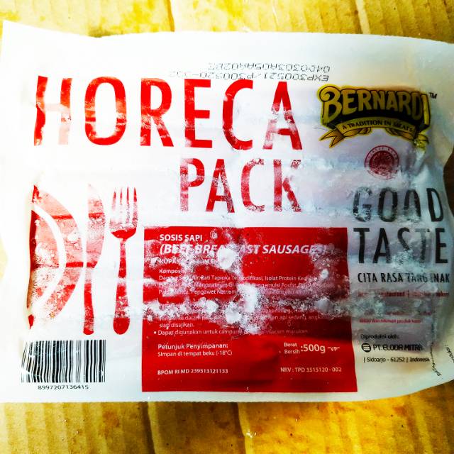 

Bernardi horeca sosis 500gr