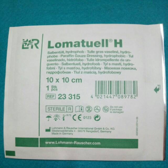 Lomatuell l Sofratulle 10x10cm 1 pcs l Parrafin Gauze Dressing Lomatulle