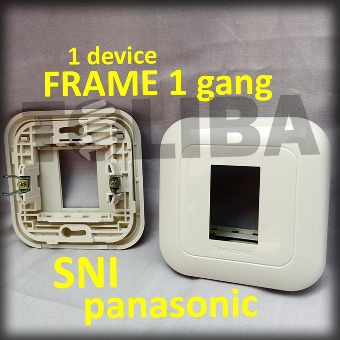 frame engkel panasonic / frame 1 gang 1 device tanam tembok WEJ78019w