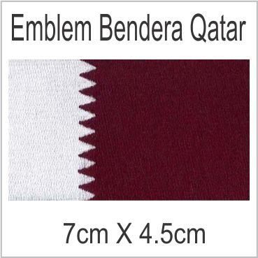 Qatar Emblem Bordir Badge