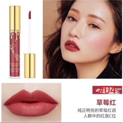 Lameila Lipstick Cair 6 Warna Matte Tahan Lama Lip Gloss CJR 763