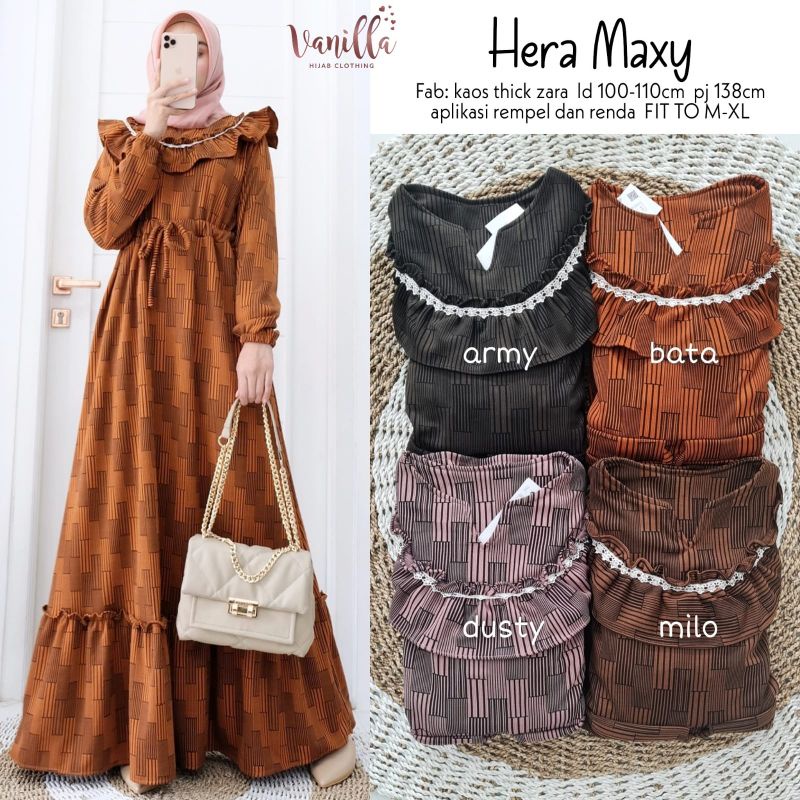 hera maxy dress gamis