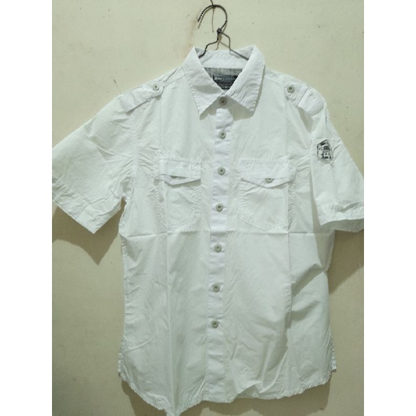 kemeja EMBA ORIGINAL rijekan pabrik - putih