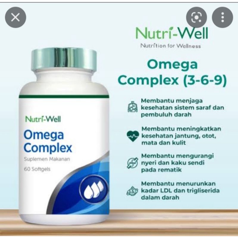 Jual Nutriwell Omega Complex | Shopee Indonesia