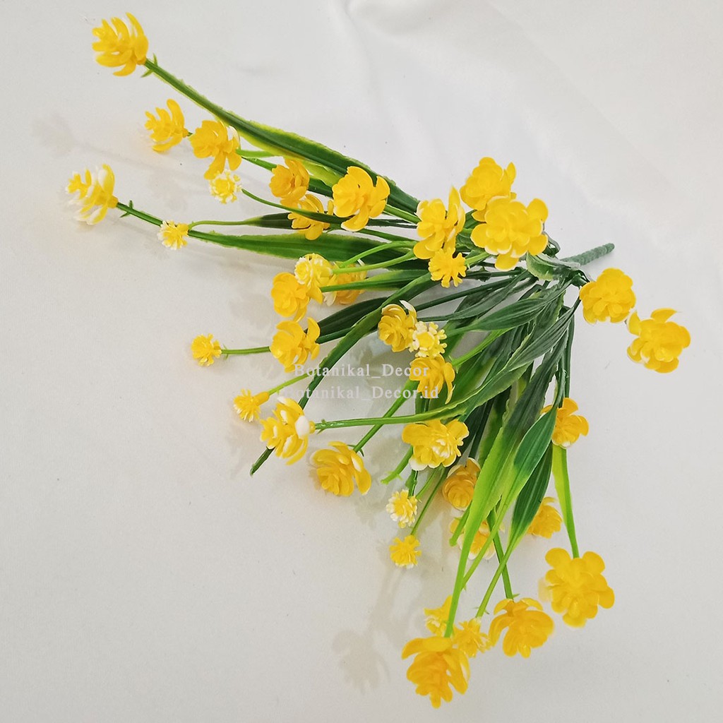 Artificial Flower Daisy Bunga Plastik Buatan Imitasi Hias Dekorasi Rumah Pesta-6