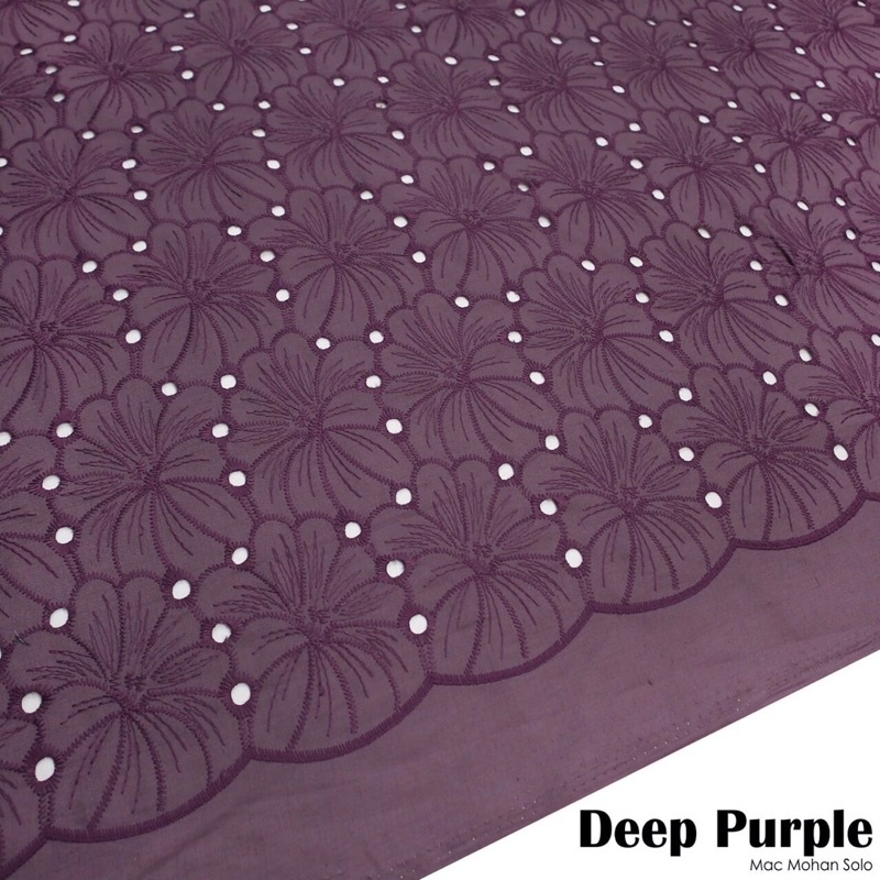 [NEW ARRIVAL] EMBRODERY COTTON BORDIR BOLONG-BOLONG FASHION HITZ TERBARU PER 0.5m KAIN KATUN EMBORDIR TERMURAH KEKINIAN KAIN BAHAN BRODIR KEMEJA DRESS GAMIS MUKENA