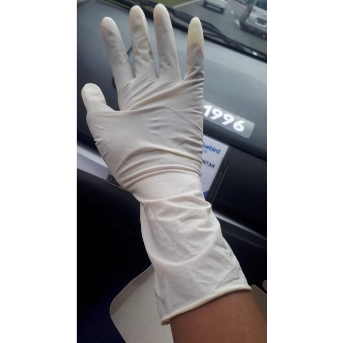 Hand Gloves, Disposable Gloves, Latex, panjang 30cm