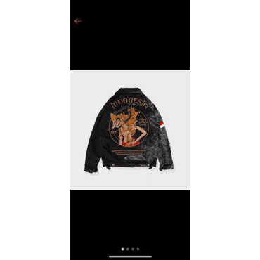 RIPPED DENIM JACKET- WAYANG MEMPHIS ORIGINS