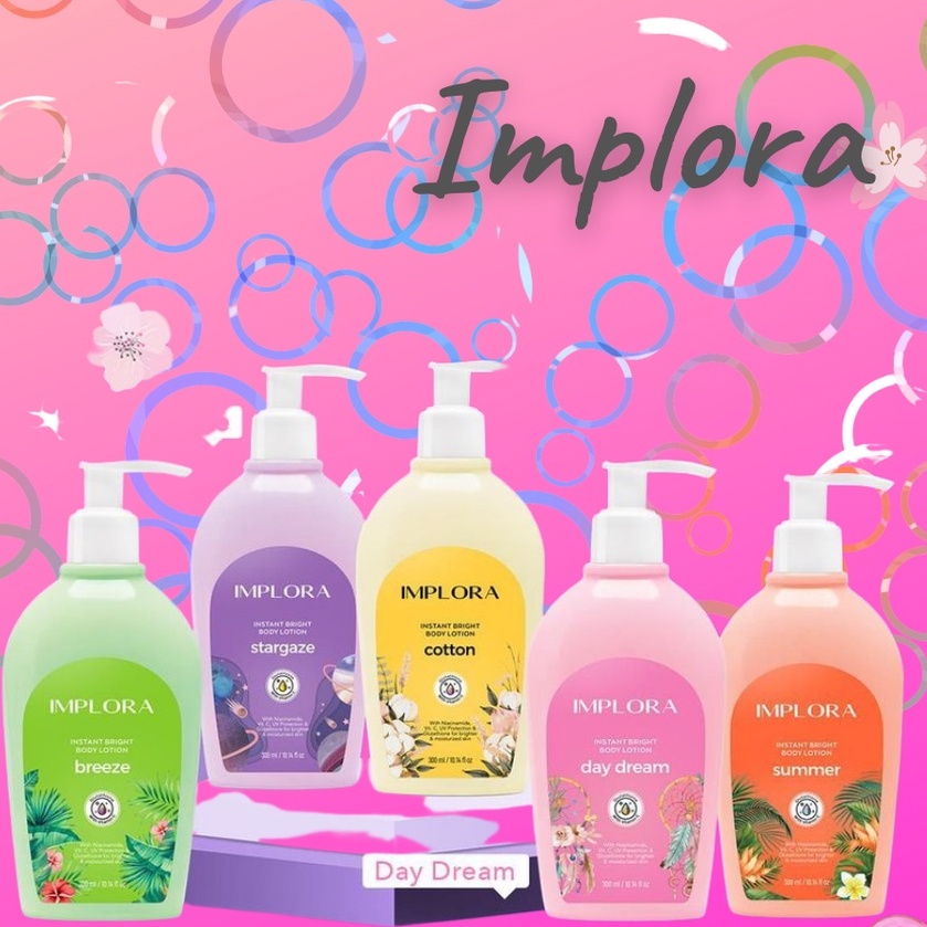 IMPLORA INSTANT BRIGHT BODY LOTION - IMPLORA HANDBODY LOTION - 300ml