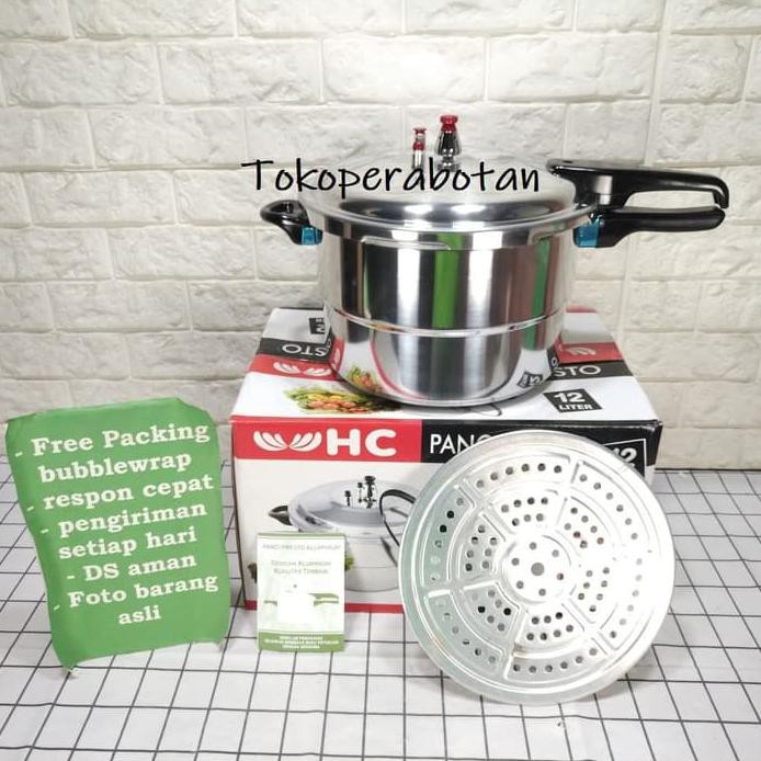 Wr- Panci Presto Hc 12 Ltr / Presto Hc 12 Liter - Sesuai Gambar