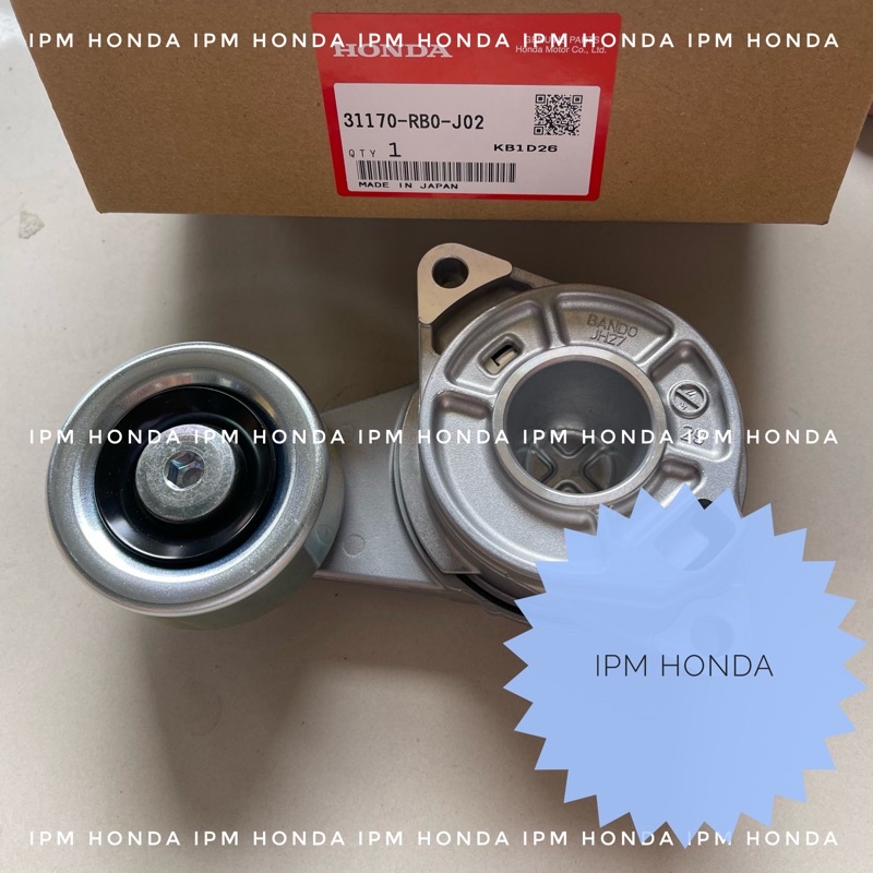 31170 RB0 Original Auto Tensioner Fanbelt Honda Jazz S RS GE8 City GM2 2009-2013 Freed 2010-2015