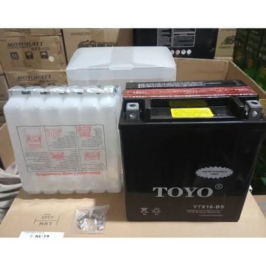 Aki Moge YTX16-BS TOYO Maintenance Free langgengb4 Buru Order