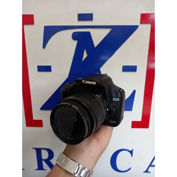 kamera dslr canon 500d kit 18 55 is