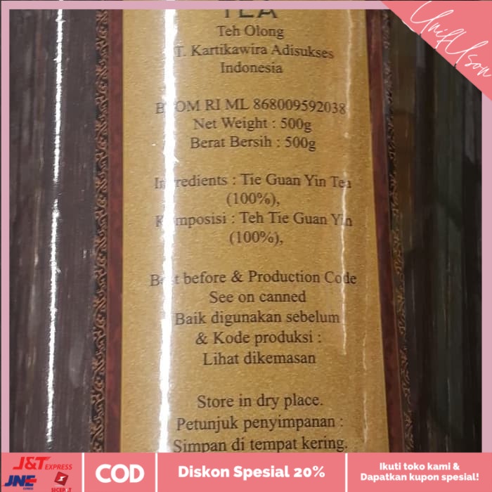 

⭐COD⭐ Teh Tie Guan Yin Oolong Teh Olong Cha