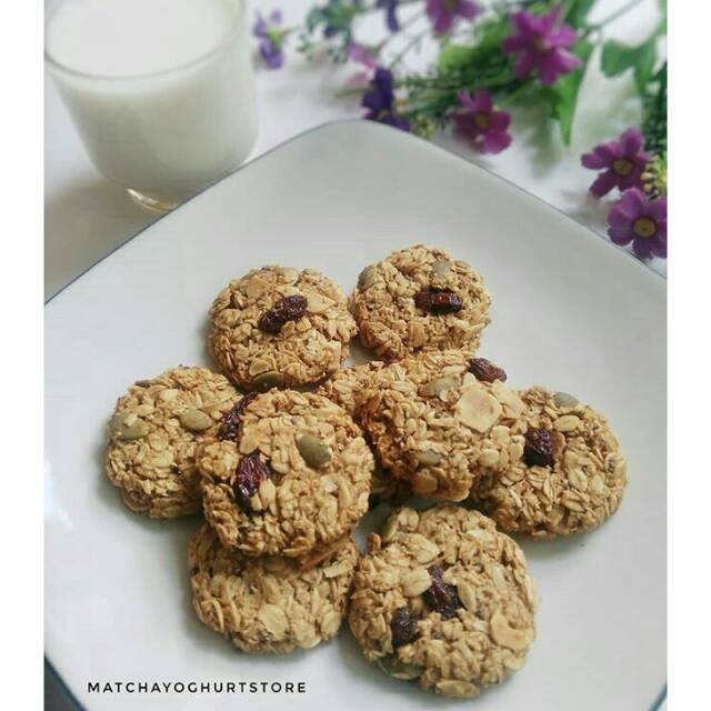 Homemade Muesli Cookies Gluten Free Refined Sugar Free Shopee Indonesia