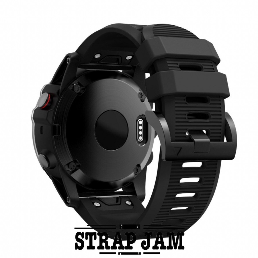 MD2 Tali Jam Tangan Garmin Fenix 7X 51mm - Strap Qucik Fit 26mm Rubber Silikon