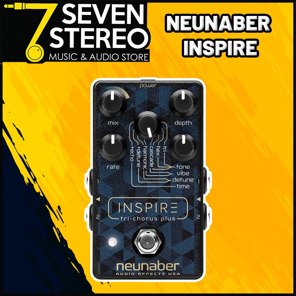 Neunaber Inspire Tri-Chorus Plus Guitar Effects Pedal