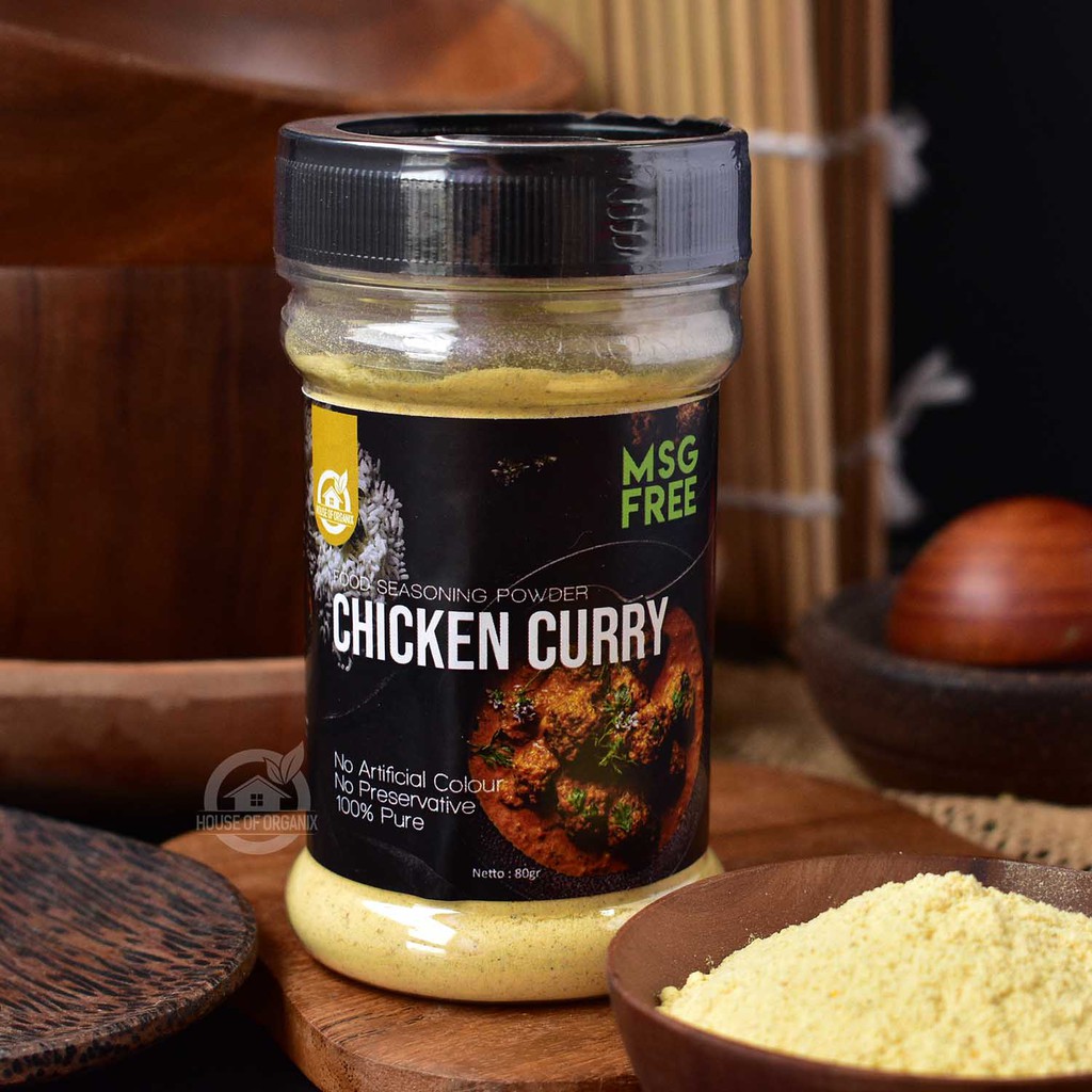 House Of Organix Chicken Curry 80 Gr Food Seasoning Powder