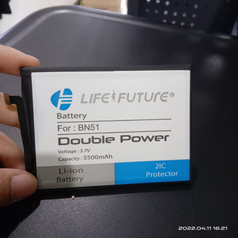 BATRE DOUBLE POWER LIFE FUTURE XIAOMI REDMI 8 / REDMI 8A / BN51