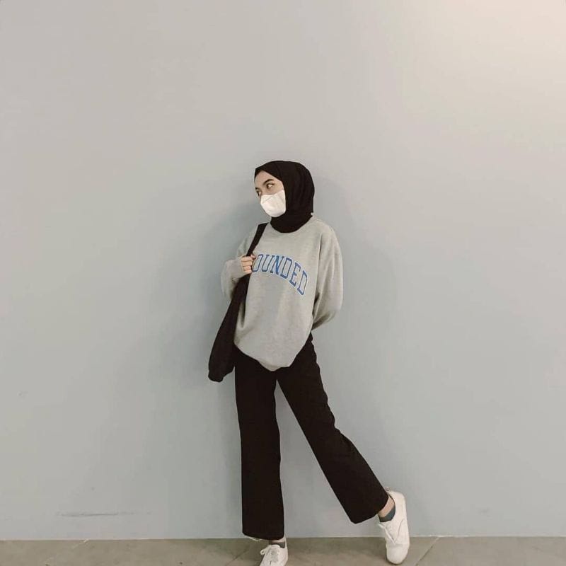 SWEATER WANITA GROUNDED - CREWNECK TEBAL PREMIUM