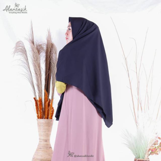 ALANTASIK - Jilbab Segiempat Instan Maroko /  TUDUNG BAWAL LABUH BIDANG instan Bolbal R.5