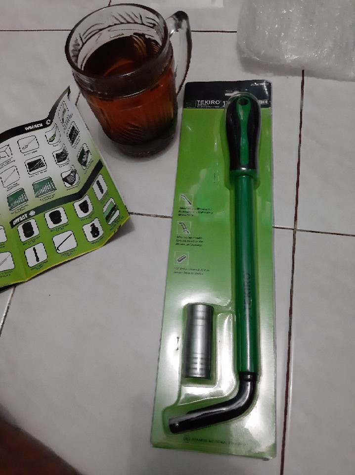 Tekiro Wheel Master Wrench Cr-v Sock 19 X 21 Mm / Kunci Roda Tarik / Tools - Alat Perkakas