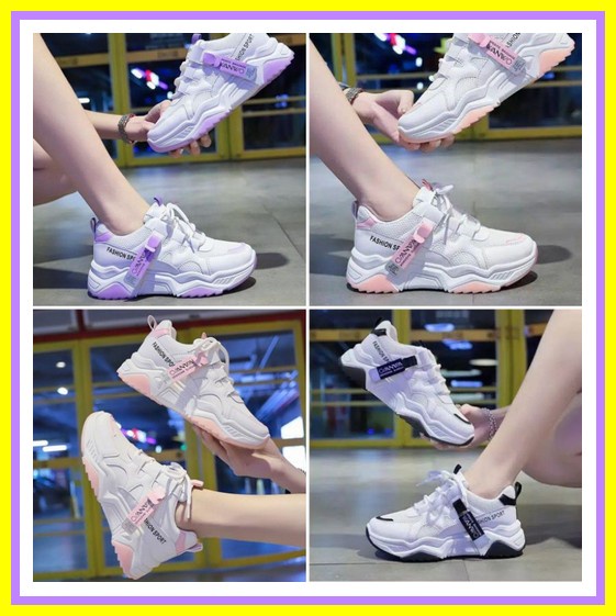 Sepatu Snekers Wanita Shelly Sepatu Sneakers Wanita  Korea Korean Style Original Rk Collection - Sep